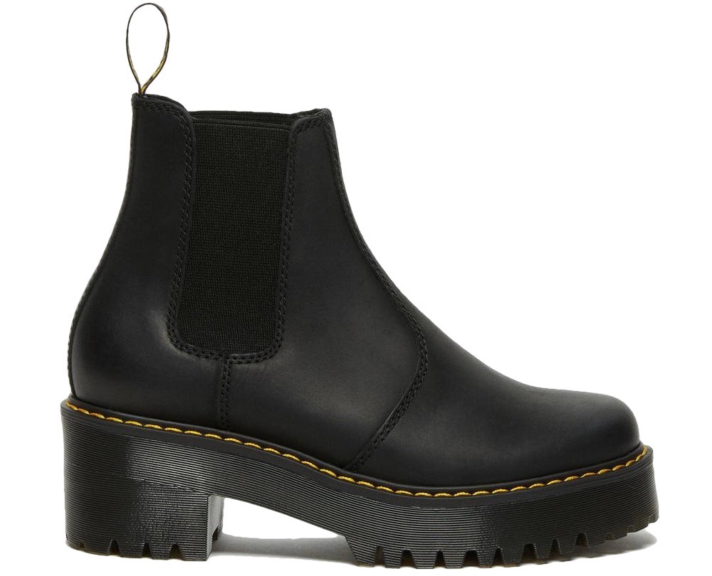 Dr. Martens Rometty Black Burnished Wyoming Discounts and Cashback