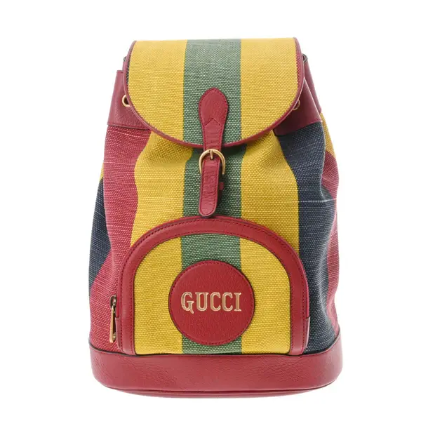 GUCCI Bahia Dell Stripe backpack/daypack Discounts and Cashback