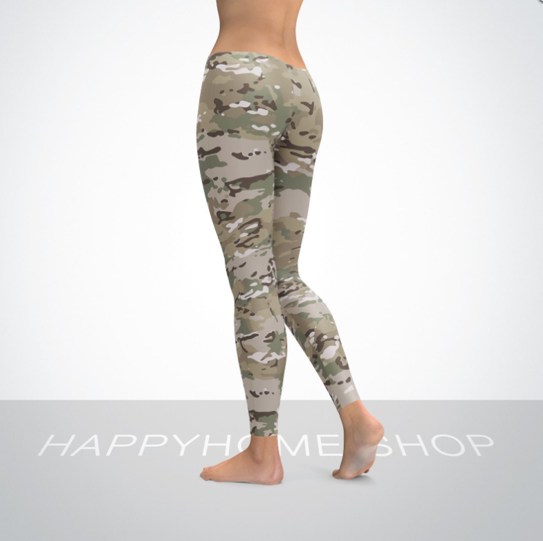 Premium Women's Camouflage Leggings  Discounts and Cashback