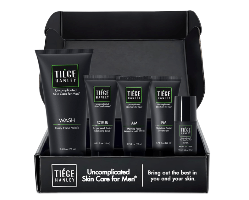 Tiege Hanley Mens Skin Care Set, Advanced Skin Care Routine for Men Discounts and Cashback