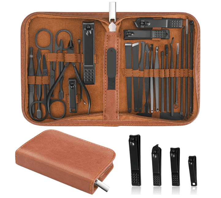 Manicure Set Professional Nail Clipper Kit-26 Pieces Stainless Steel Manicure Kit Discounts and Cashback