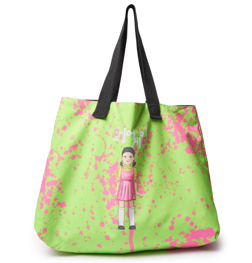 Squid Game Giant Doll Tote Bag Discounts and Cashback