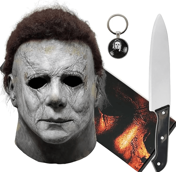 Lucasou Michael Myers Mask Original Adult Scary Halloween Mask Discounts and Cashback
