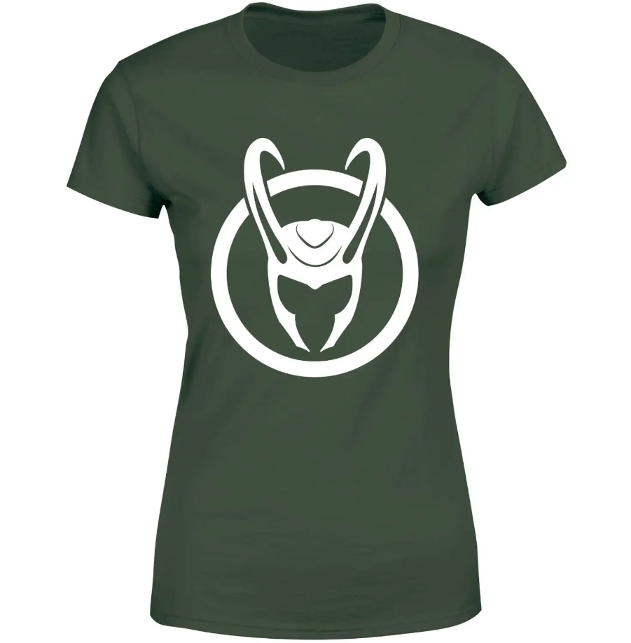 Women’s Marvel Loki Logo T-Shirt - Green Discounts and Cashback