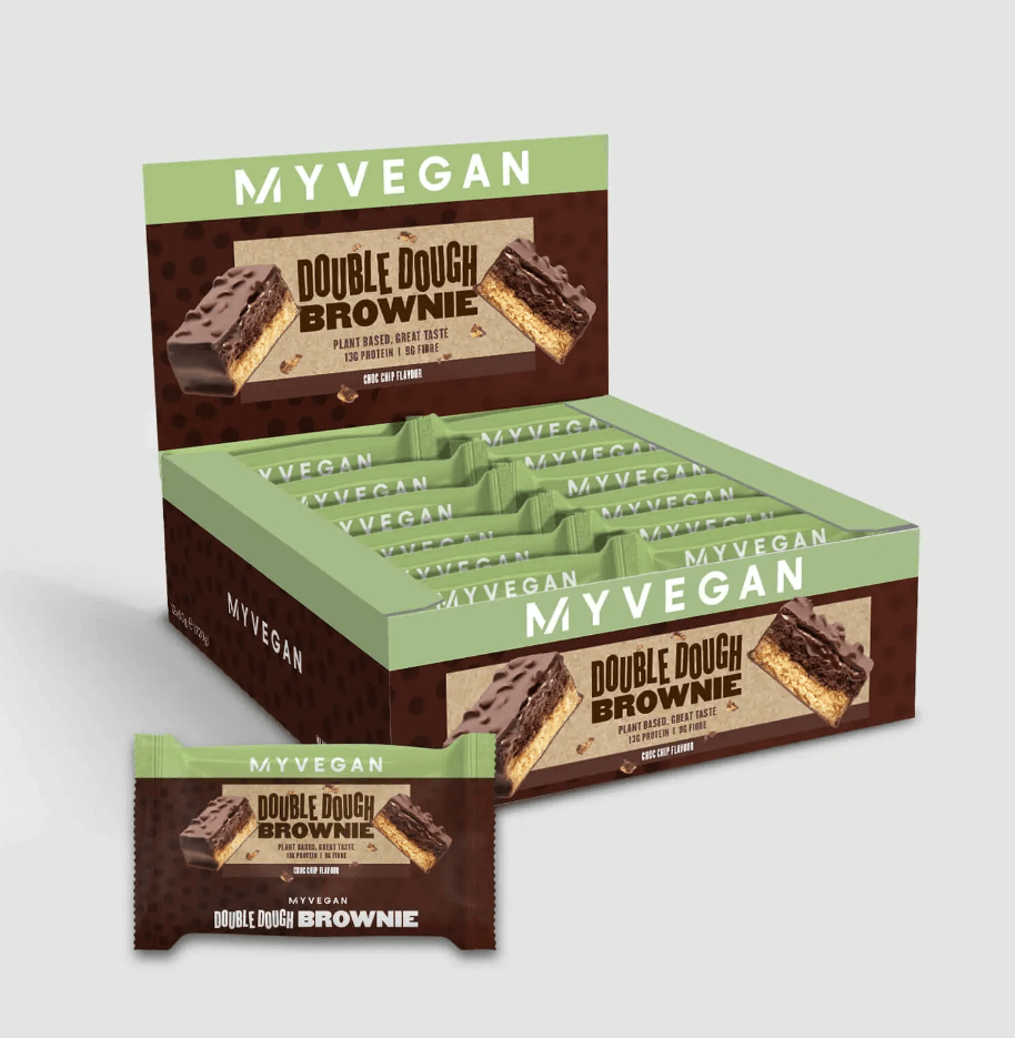 Vegan Double Dough Brownie (12 Pack) – high-protein plant-based brownie – perfect for whenever, wherever Discounts and Cashback
