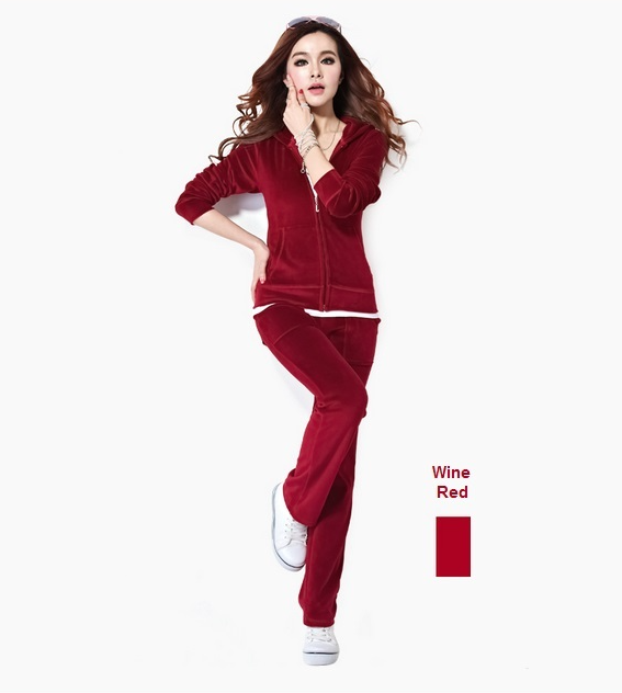 Soft Velour Sweat Suit Lounger Hoodie & Pants Set Discounts and Cashback