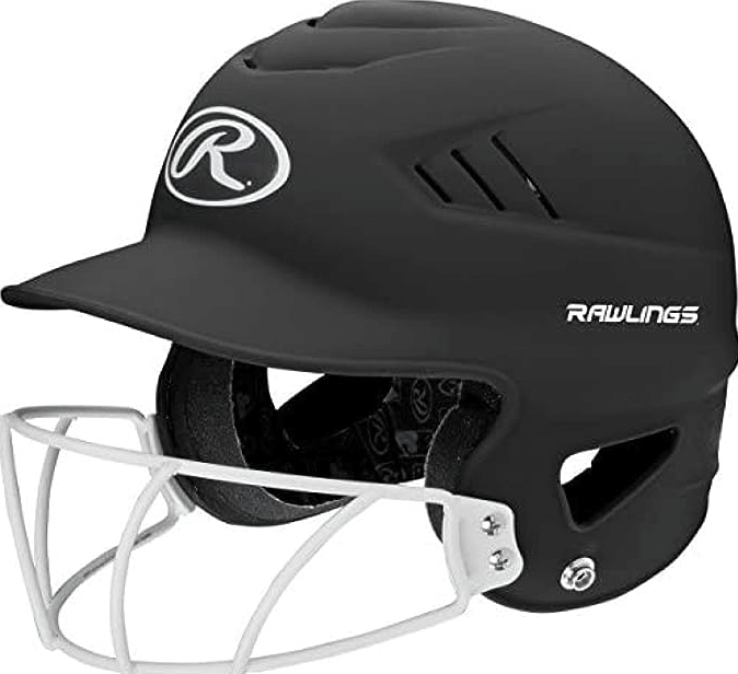 Rawlings COOLFLO HIGHLIGHTER Batting Helmet with Facemask  Discounts and Cashback