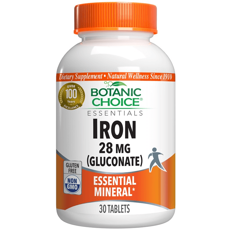 Iron 28 mg (gluconate) – Non-GMO and Suitable for Vegetarians Discounts and Cashback