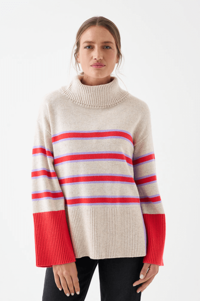 Dawlish Merino Rollneck Boxy Knit Discounts and Cashback