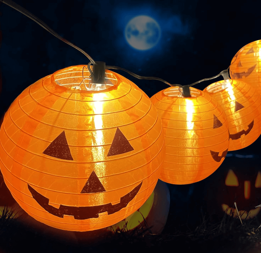 Abeja Pumpkin Lantern String Lights, 25Ft Halloween Jack-O- Lanterns Discounts and Cashback