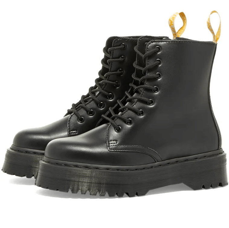 Dr. Martens Vegan Jadon II Mono Boot - Black Discounts and Cashback