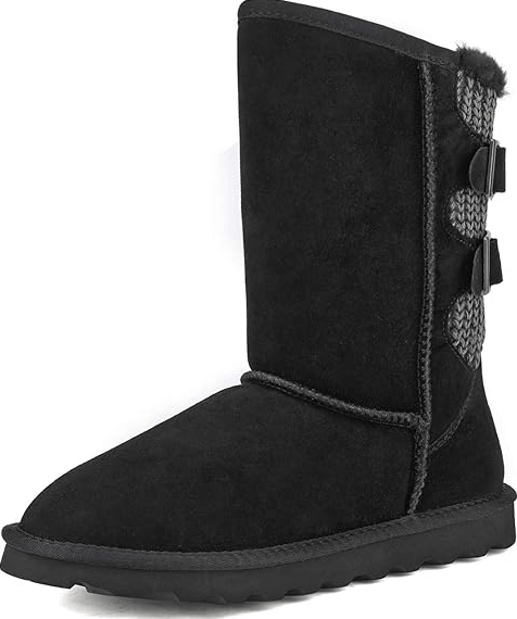 DREAM PAIRS Women's Mid-Calf Fashion Winter Snow Boots Discounts and Cashback