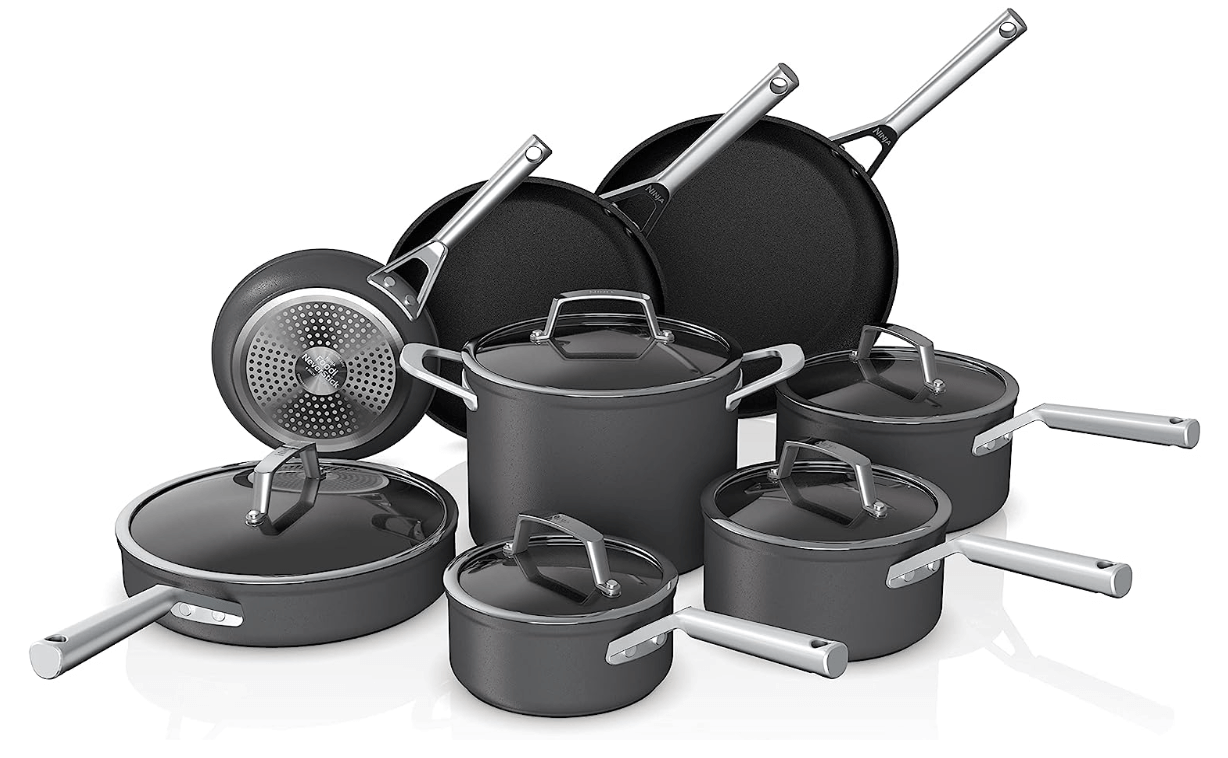 Ninja C39600 Foodi NeverStick Premium Hard-Anodized 13-Piece Cookware Set Discounts and Cashback