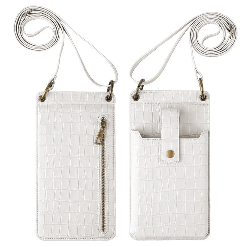 Fashion Ladies Crocodile Pattern One-Shoulder Crossbody Cellphone Bag  Discounts and Cashback