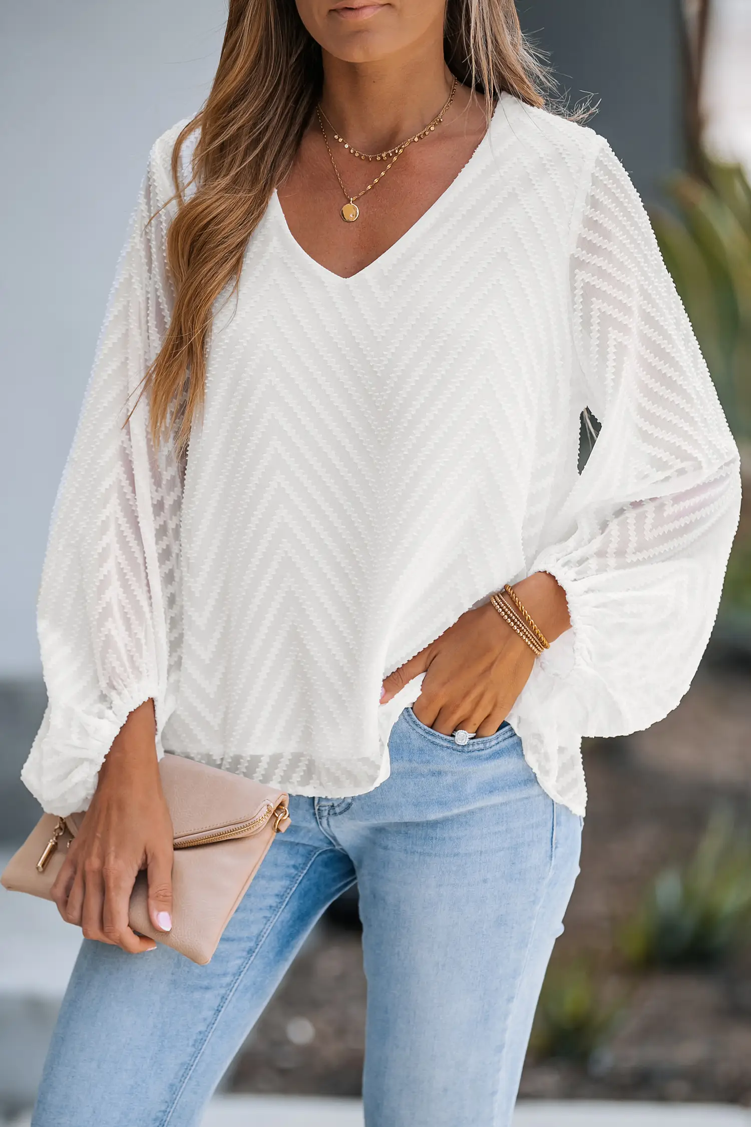 Kaleigh Ruched Sleeve Top Discounts and Cashback