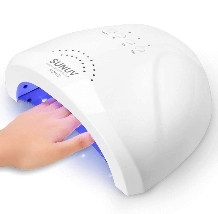 UV LED Nail Lamp, SUNUV Gel Nail Light for Nail Polish 48W UV Discounts and Cashback