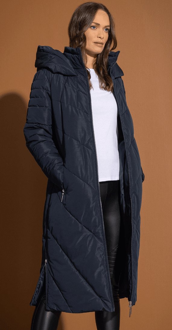 Long Hooded Padded Coat Discounts and Cashback