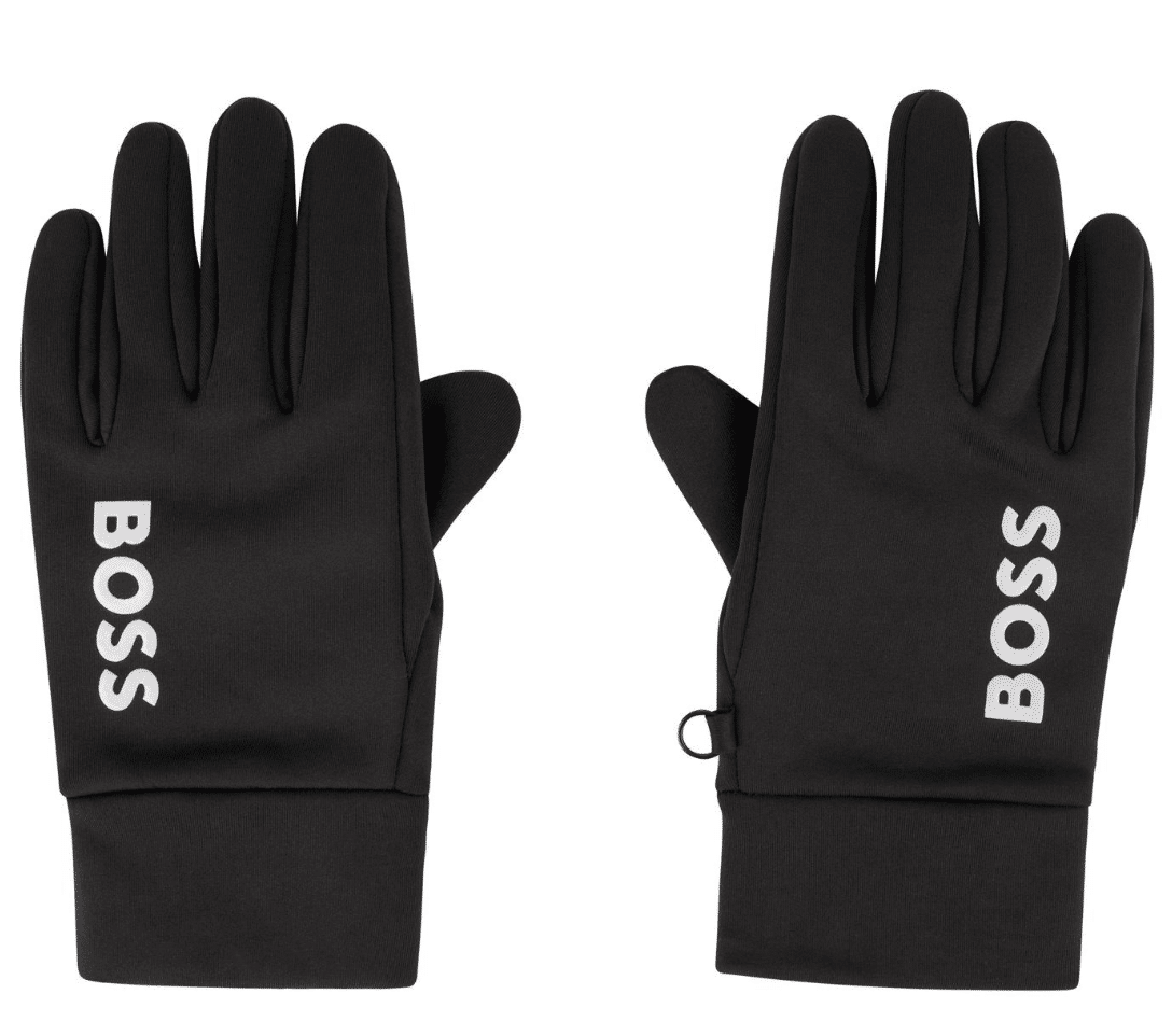 BOSS Black Athleisure Tech Running Gloves for warmer winter workouts Discounts and Cashback