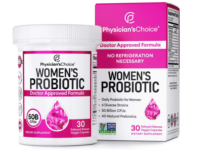 Physician's Choice Probiotics for Women - PH Balance, Digestive, UT, & Feminine Health Discounts and Cashback