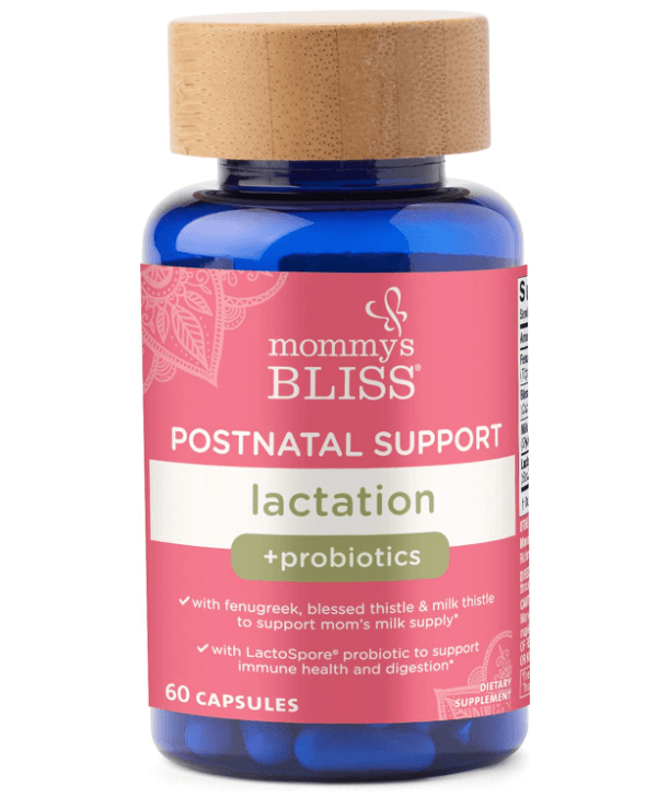 Mommy's Bliss Postnatal Lactation Support Supplement with Probiotics Discounts and Cashback