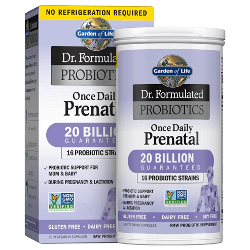 Garden of Life Dr. Formulated Once Daily Vegetarian Prenatal Probiotics – Dairy Free Discounts and Cashback