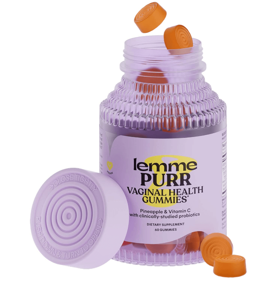 Lemme Purr Vaginal Probiotic Gummies for Women - Balanced pH, Healthy Odor, Yeast Balance & Flora Support Discounts and Cashback