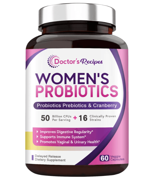 Doctor's Recipes Women’s Probiotic capsules for vaginal and urinary tract health Discounts and Cashback