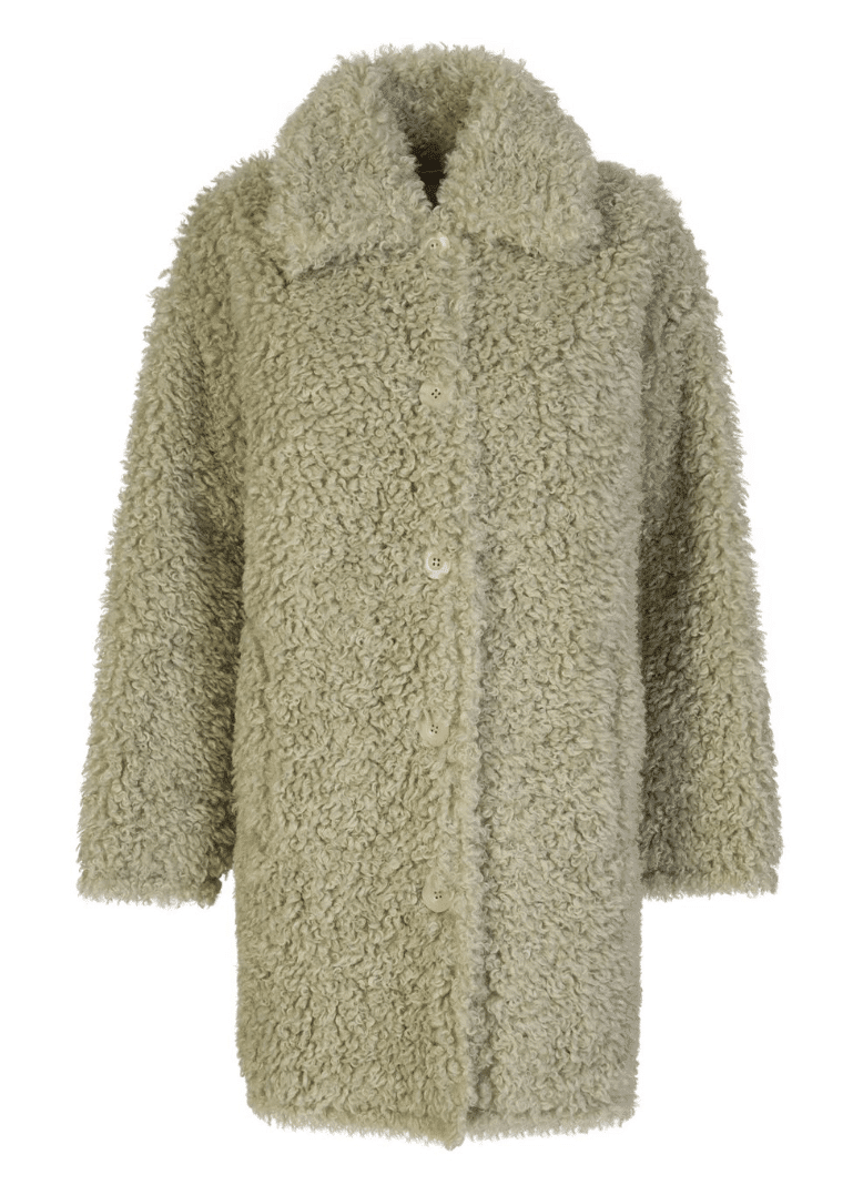 Stand Studio Green Oversized-Fit Gwen Coat Discounts and Cashback