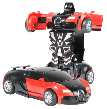 Transformation Mini 2 In 1 Car Robot Toy Anime Action Collision Transforming Model Deformation Vehicles Toy Gift for Children Discounts and Cashback