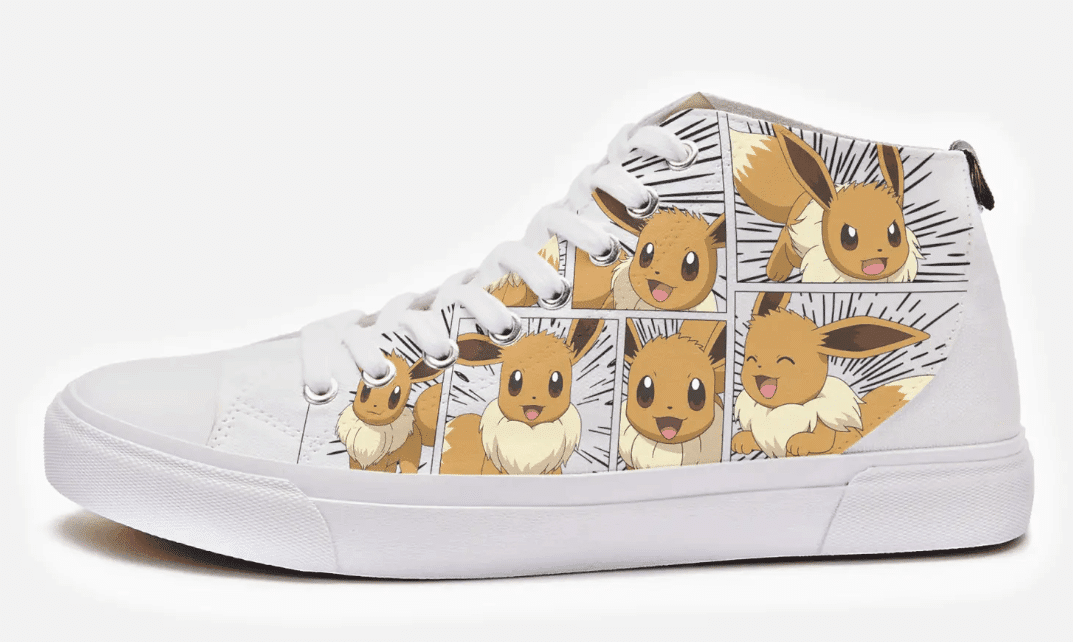 Akedo X Pokemon Eevee High Top – White Sneakers Discounts and Cashback