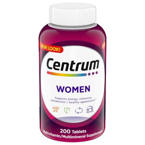 Centrum Women Multivitamin-Multimineral -- 200 Tablets Discounts and Cashback