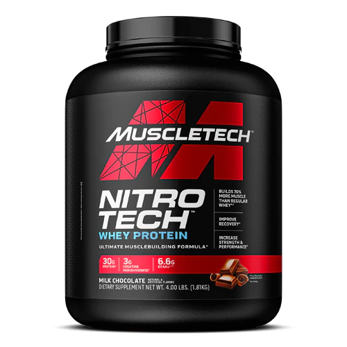 MuscleTech Nitro Tech Performance Series Milk Chocolate -- 4 lbs (1.81 kg) Discounts and Cashback