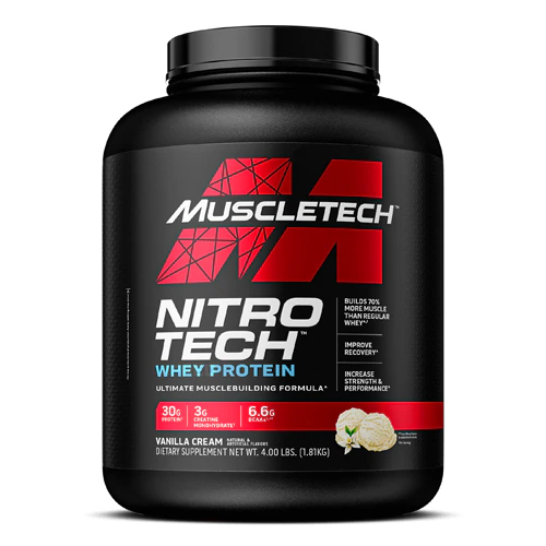MuscleTech Nitro-Tech™ Performance Series Vanilla -- 4 lbs (1.81 kg) Discounts and Cashback