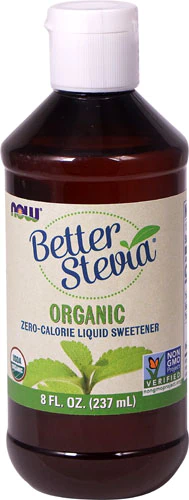NOW Foods Better Stevia Organic Liquid Sweetener – 8 fl oz
