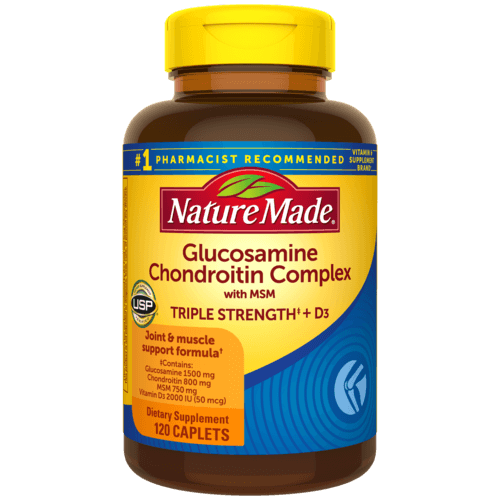 Nature Made Glucosamine Chondroitin Complex with MSM Triple Strength + Vitamin D3 Discounts and Cashback