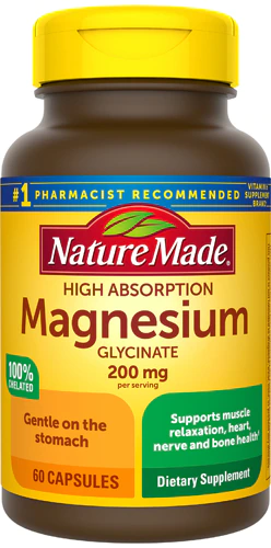 Nature Made High Absorption Magnesium Glycinate Capsules 200 mg Discounts and Cashback