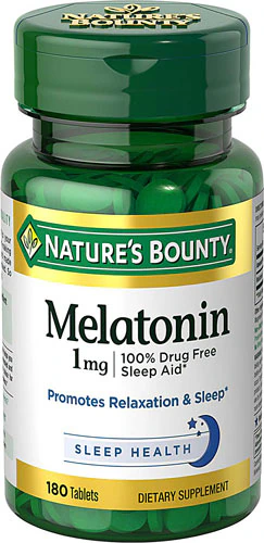 Nature's Bounty Melatonin -- 1 mg - 180 Tablets Discounts and Cashback