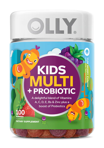 Olly Kids Multi Plus Probiotic Yum Berry Punch -- 100 Gummies Discounts and Cashback