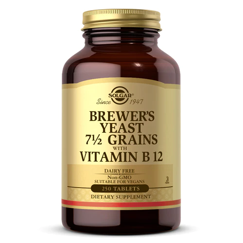 Solgar Brewer's Yeast Grains with Vitamin B12 -- 250 Tablets Discounts and Cashback