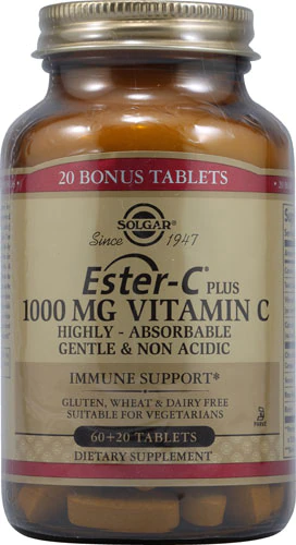 Solgar Ester-C® Plus Vitamin C -- 1000 mg - 60 Tablets