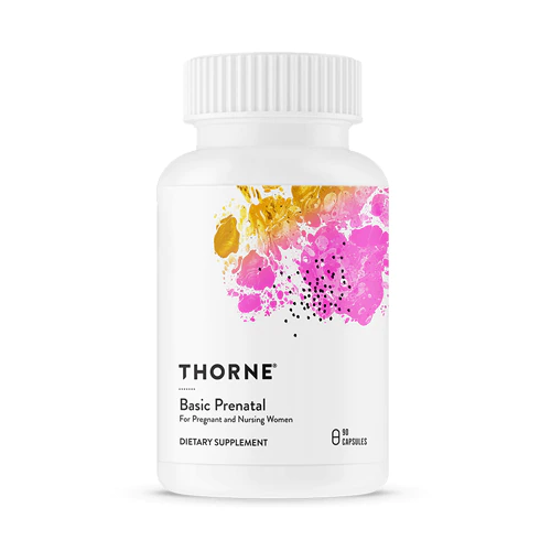 Thorne Research Basic Prenatal - 90 Capsules Discounts and Cashback