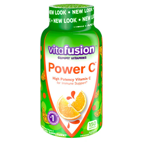 Vitafusion Power C High Potency Vitamin C Natural Orange - 150 Gummies