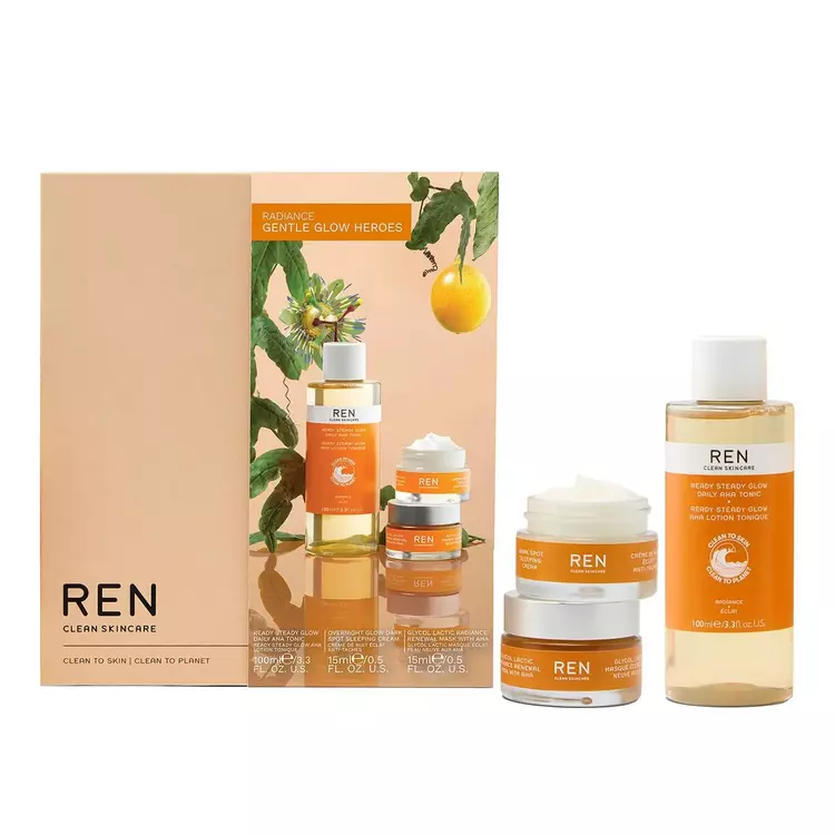 REN Clean Skincare Radiance Gentle Glow Heroes Set Discounts and Cashback