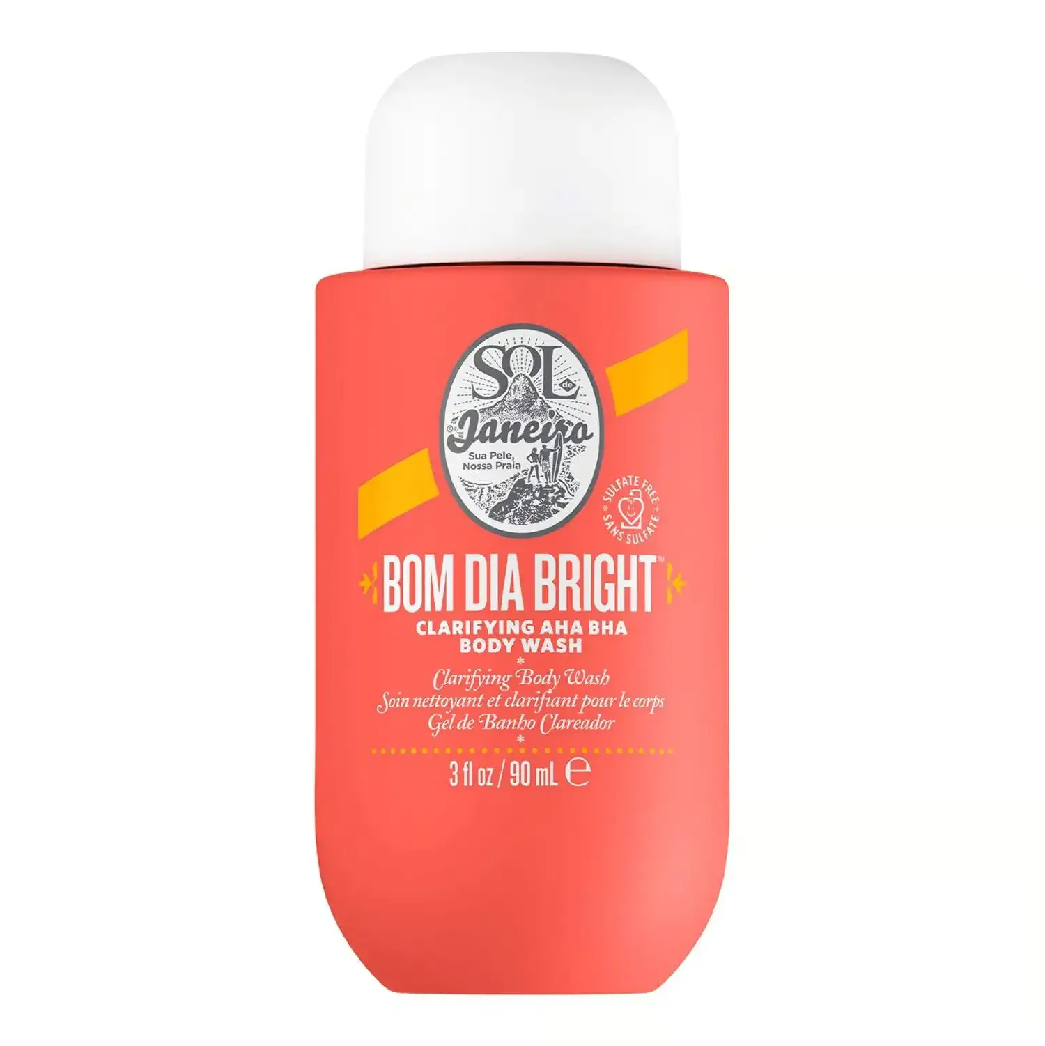 Sol De Janeiro Bom Dia Bright Clarifying AHA BHA Body Wash 90ml Discounts and Cashback