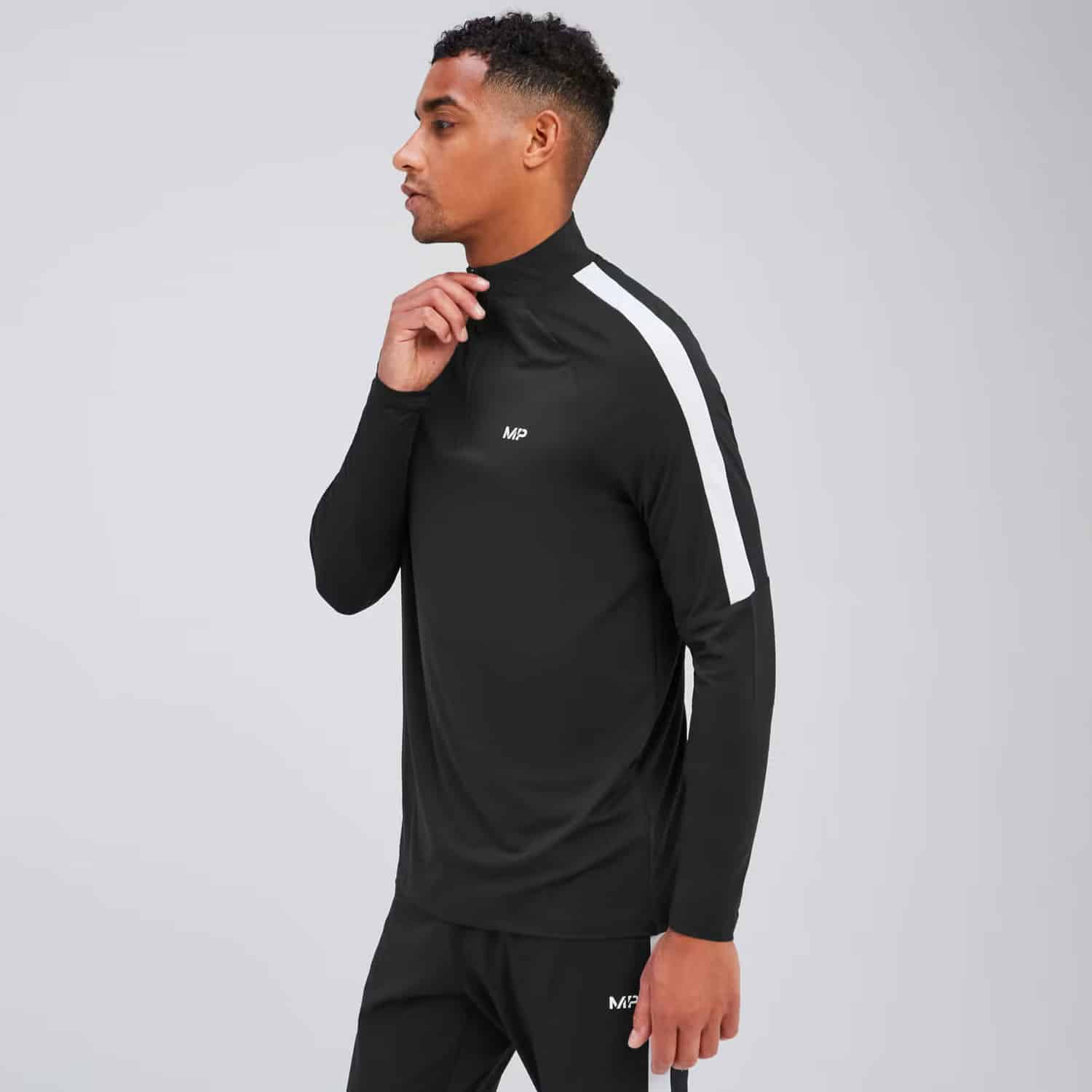 MP Men's Tempo 1/4 Zip - Black Discounts and Cashback