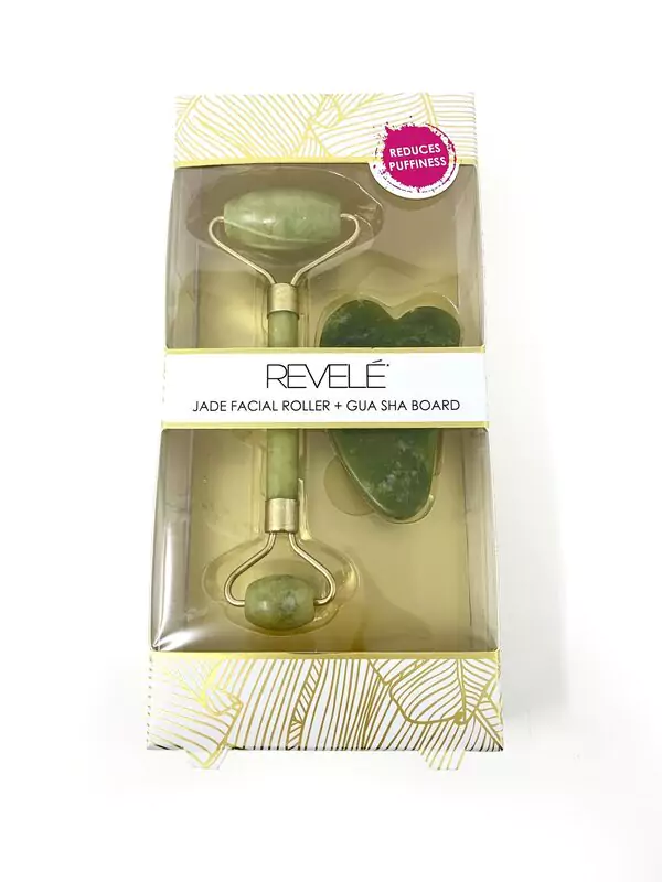 Revele Jade Facial Roller + Gua Sha Board Discounts and Cashback