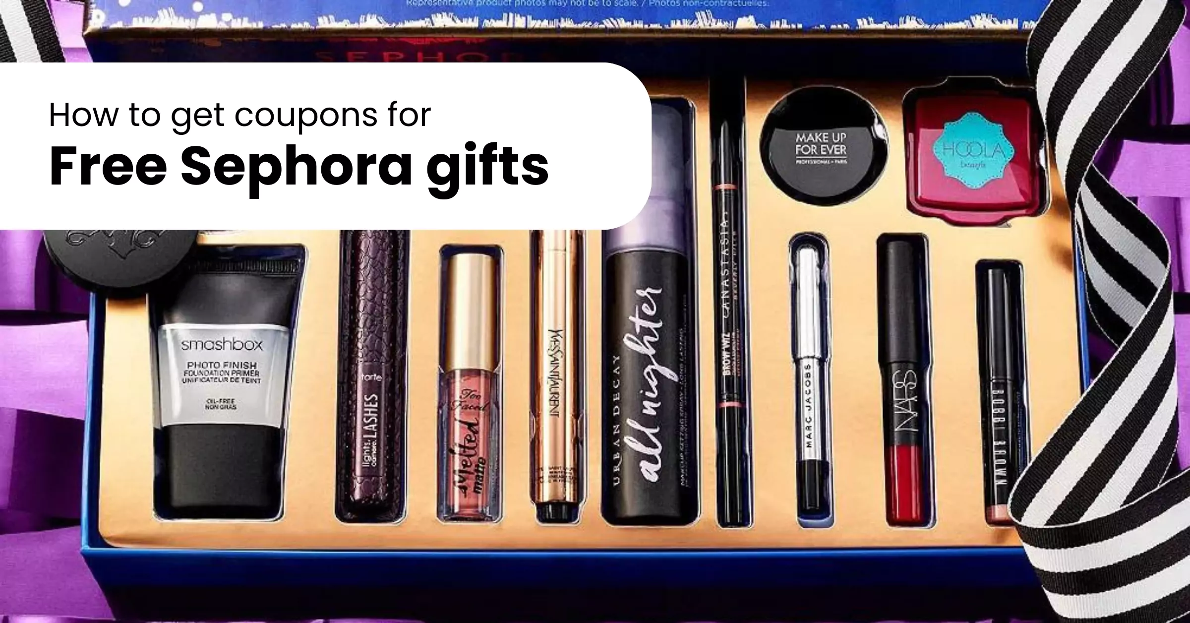 How to get coupons for free Sephora gifts