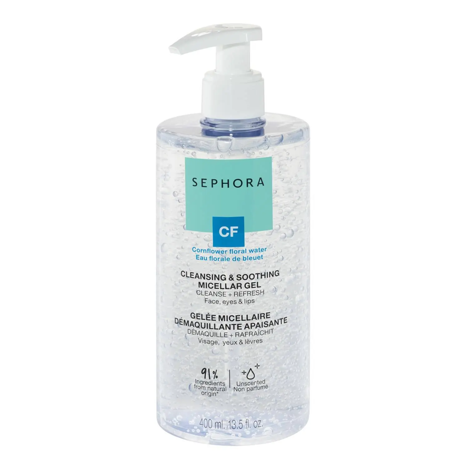 SEPHORA COLLECTION Cleansing & soothing micellar gel - Refreshing and Soothing Makeup Remover Gel - 400 ml Discounts and Cashback