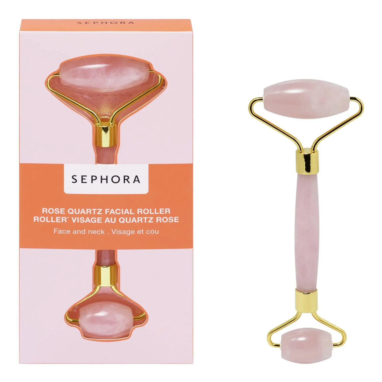 SEPHORA COLLECTION Quartz facial roller - Face and neck Rose quartz facial roller Discounts and Cashback