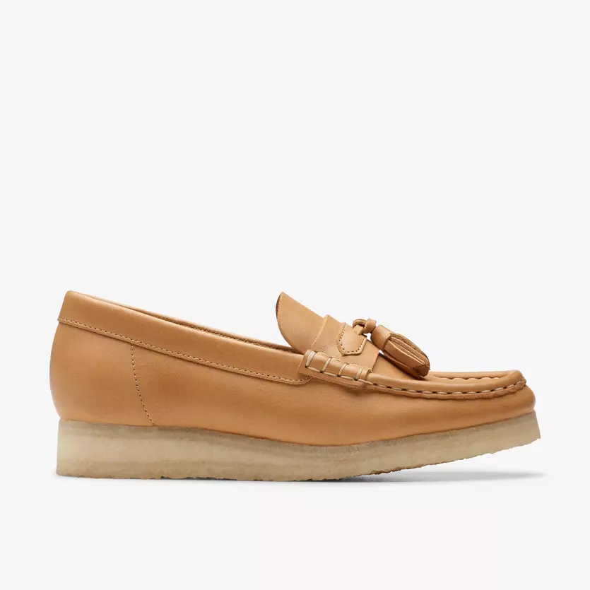 Clarks Wallabee Loafer Mid Tan Leather Discounts and Cashback